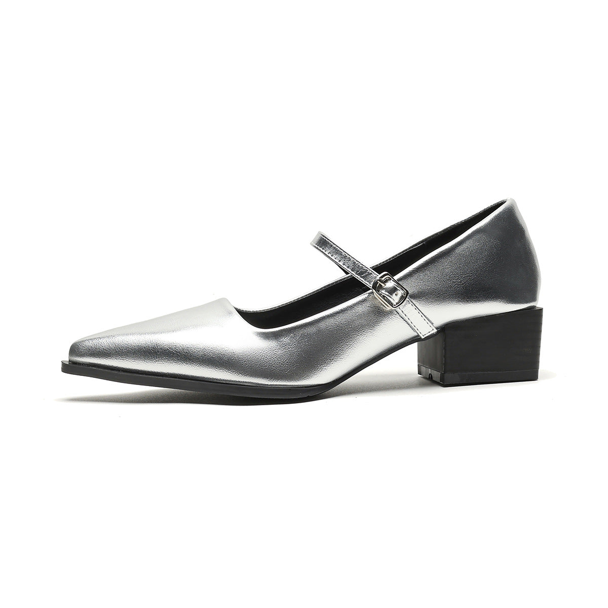 One-strap Vintage Chunky-heeled Mary Jane Shoes For Women
