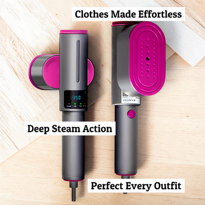 PressJet Pro 1200W Cordless Handheld Garment Steamer — 2-Speed Steam Control