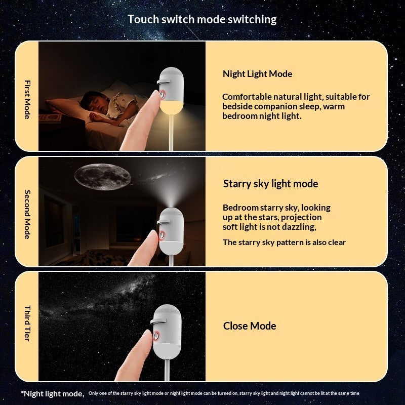 Night Light For The Bedroom Bedside Lamp For Sleep Baby Feeding And Eye Protection With USB Charging