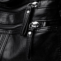 Womens Shoulder Bag Ladies Multi Pocket Messenger Handbag Cross Body Bags UK