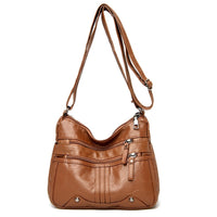 Womens Shoulder Bag Ladies Multi Pocket Messenger Handbag Cross Body Bags UK