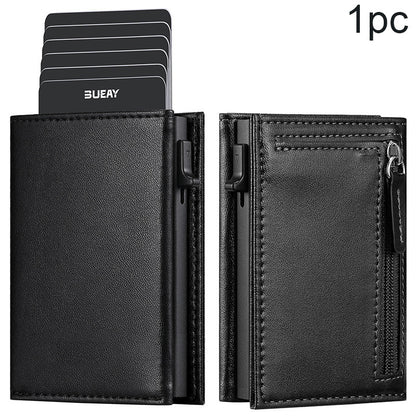 Foreign Trade First-layer Cowhide Genuine Leather Card Holder