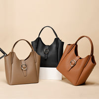 Womens Niche Versatile Shoulder And Crossbody Bag Polyester-cotton Blend