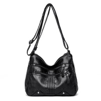 Womens Shoulder Bag Ladies Multi Pocket Messenger Handbag Cross Body Bags UK
