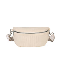 Womens Fashionable Large-Capacity Canvas Corduroy Crossbody Bag
