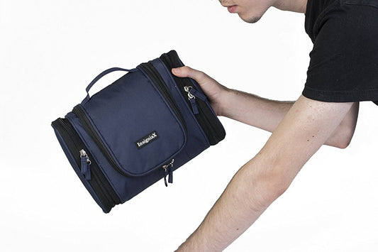 Double-opening Hanging Plain-colored Polyester Oxford Travel Organizer For Men And Women
