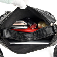 Womens Shoulder Bag Ladies Multi Pocket Messenger Handbag Cross Body Bags UK