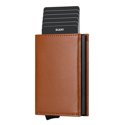 Foreign Trade First-layer Cowhide Genuine Leather Card Holder