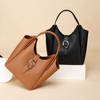 Womens Niche Versatile Shoulder And Crossbody Bag Polyester-cotton Blend