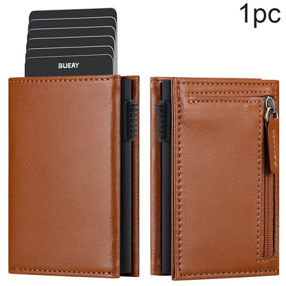 Foreign Trade First-layer Cowhide Genuine Leather Card Holder